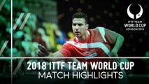 2018 Team World Cup Highlights I Tomokazu Harimoto vs Omar Assar (Group)