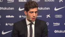 Sergi Roberto grateful to Guardiola for giving him chance at Barca