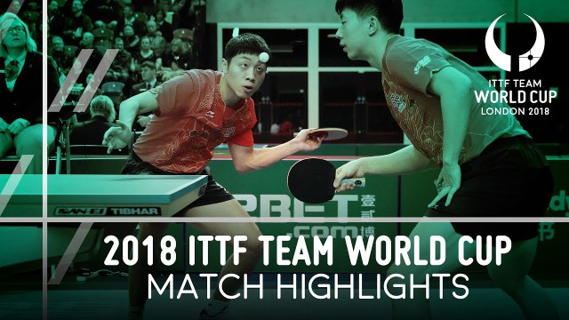 2018 Team World Cup Highlights I Ma Long/Xu Xin vs E.Lebesson/Alexandre Cassin (Group)