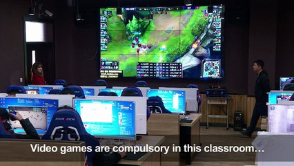 In China's eSport schools students learn it pays to play