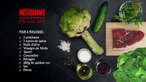 Recette Artichaut en salade - 1, 2, 3, Frais, Partez ! Jean Imbert & Carrefour Market