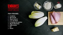 Recette Endives gratinées - 1, 2, 3, Frais, Partez ! Jean Imbert & Carrefour Market