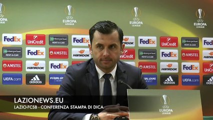 Lazio-FCSB - Conferenza stampa di Dica