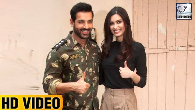 John Abraham And Diana Penty Have Fun At Parmanu Promotions