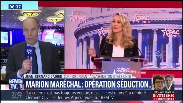 Marion Maréchal-Le Pen séduit les conservateurs américains