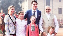 PM Modi welcomes Canadian PM Justin Trudeau at Rashtrapati Bhavan | Oneindia News