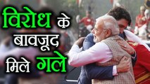 PM Modi ने Justin Trudeau का गले लगाकर किया स्वागत, मिला Guard of Honour | वनइंडिया हिन्दी