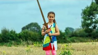Girl Finds Sword In Lake From Excalibur