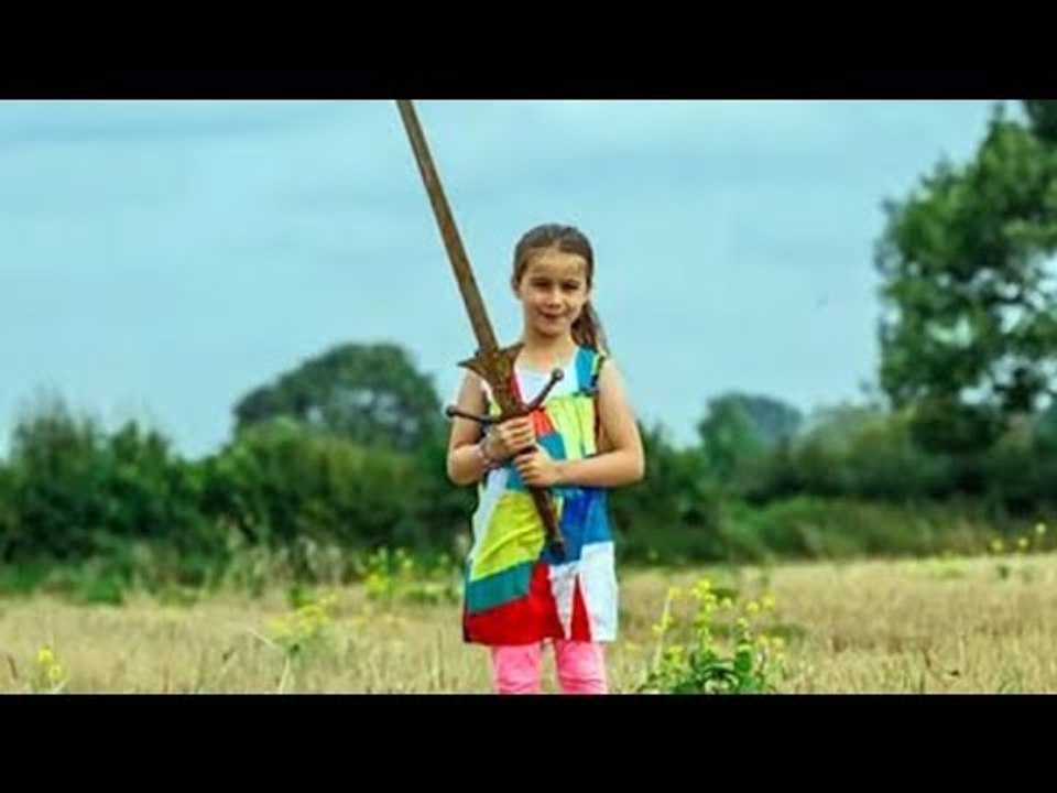 Girl Finds Sword In Lake From Excalibur