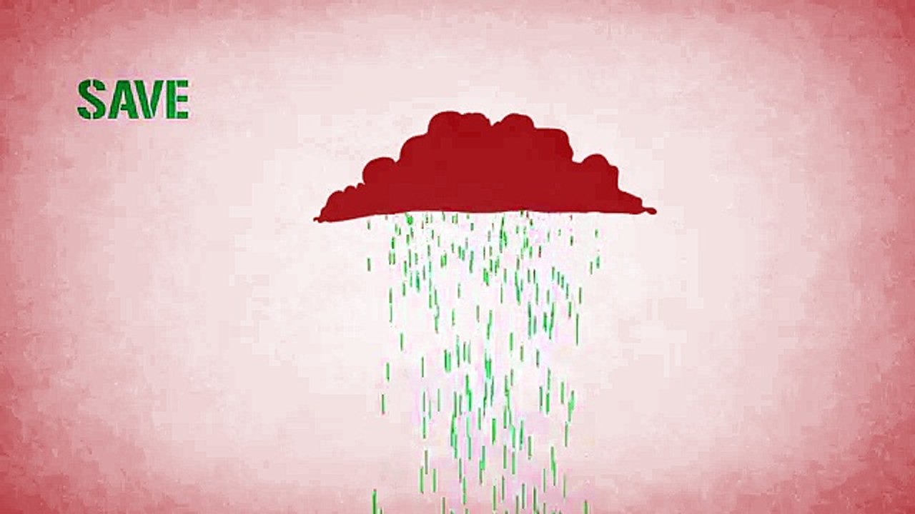 Save water logo animation, presentation