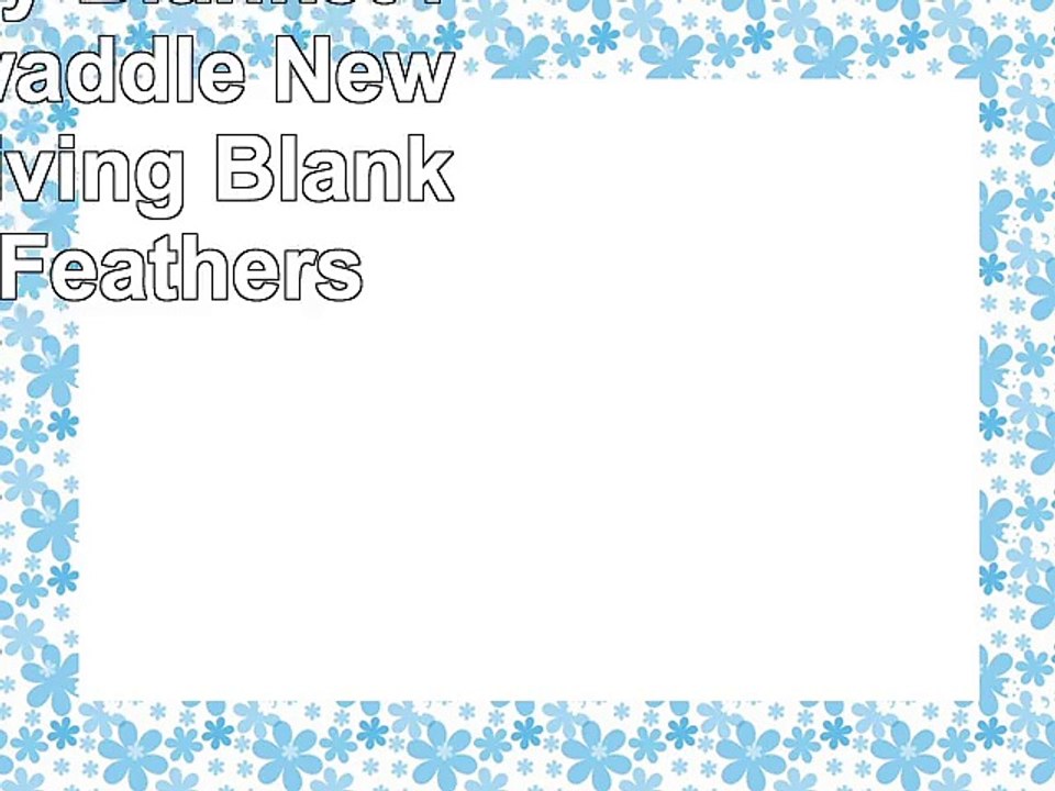 JLIKA Baby Blanket for Girls Swaddle Newborn Receiving Blankets Mint Feathers