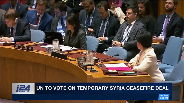 i24NEWS DESK | UNSC delays holding Syria ceasefire vote | Friday, February 23rd 2018