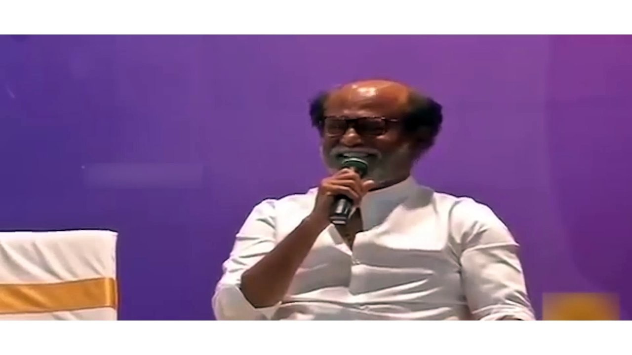 எங்களுக்கு அரசியல் கற்றுத்தர தேவையில்லை ரசிகர்கள் மத்தியில் ரஜினி பேச்சு- வீடியோ
