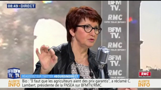 Christiane Lambert (FNSEA): “Est-ce que les ménages français sont prêts à sauver les paysans en payant 3,21 euros de plus par mois?”