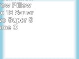 Sykting Couch Pillow Cases Throw Pillow Covers 18 x 18 Square Set of Two Super Soft Home