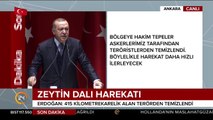 Cumhurbaşkanı Erdoğan: Biz sivillerle teröristleri ayırt etmeseydik Afrin çoktan bitmişti