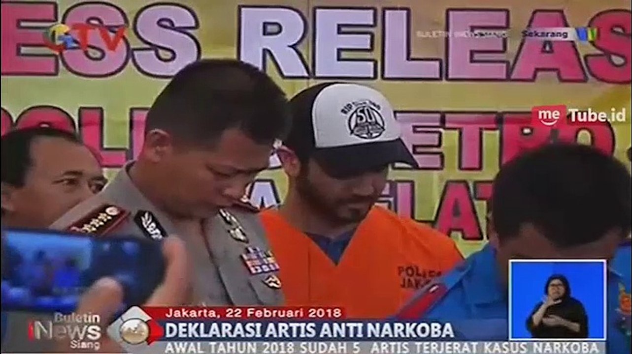 Sejumlah Artis Lakukan Deklarasi Artis Anti Narkoba