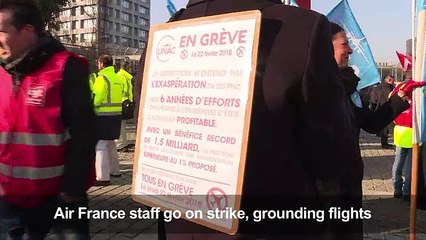 Kakitangan Air France mogok jejas penerbangan di Perancis
