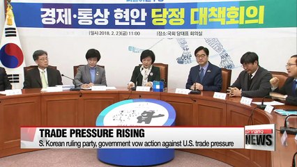 Ruling party, government vows action against U.S. trade pressure