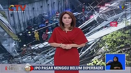 JPO Pasar Minggu Belum Kunjung Diperbaiki