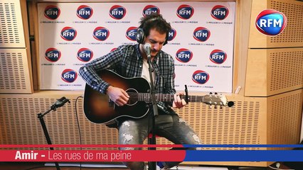 Amir - Les rues de ma peine - Session acoustique RFM