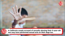 California Couple Sexually Molested Their Child And Dogs