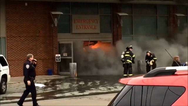 Man crashes car into Connecticut hospital emergency ward
