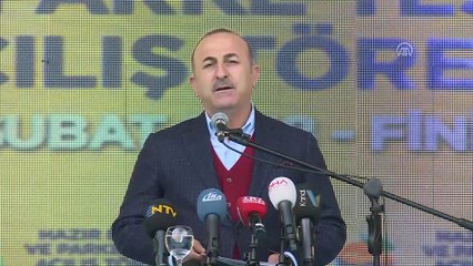 Çavuşoğlu: 'Dünyada gerçekleştirilmekte olan on mega projenin altısını Türkiye gerçekleştirdi' - ANTALYA
