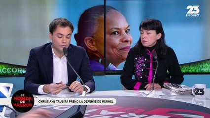 Le monde de Macron: Christiane Taubira prend la défense de Mennel - 23/02