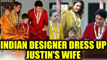 Canada PM Justin Trudeau's wife wearing it from this Indian Designer! | Boldsky