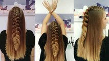 Peinado con Trenzas y Pelo Suelto - Facil y Rapido