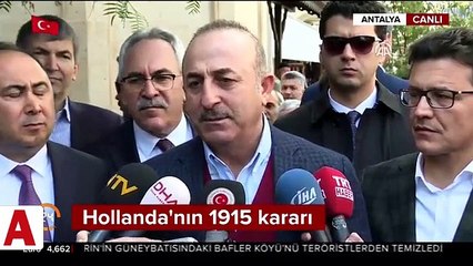 Türkiye�den Hollanda�nın 1915 olayları kararına tepki: İslam düşmanlığının bir yansımasıdır