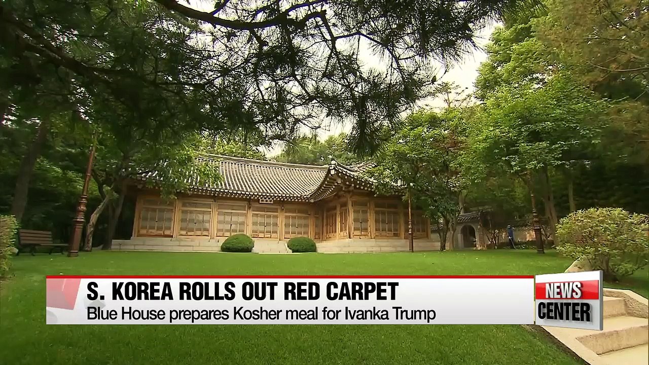 South Korean President hosts U.S. delegation led by Ivanka Trump at the Blue House