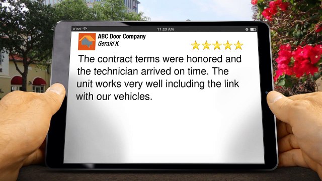 ABC Door Company Albuquerque Exceptional 5 Star Review by Gerald K.