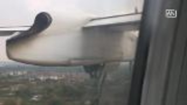 Plane makes emergency landing after one engine breaks down