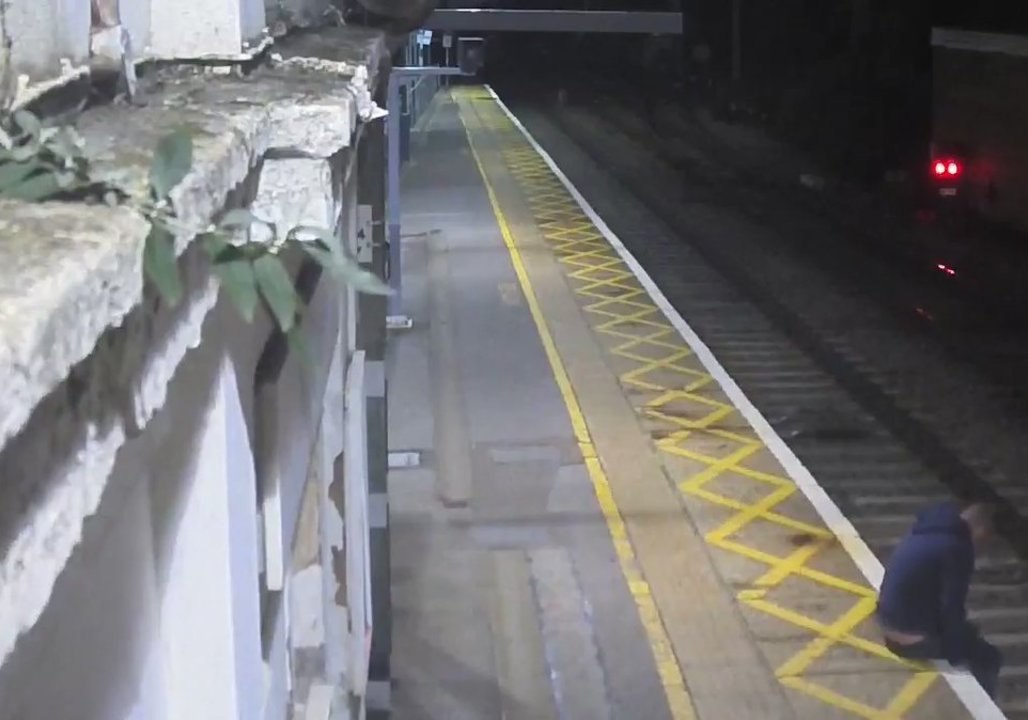 Drunk Man 'Lucky to Be Alive' After Lying Down in Path of Oncoming Train