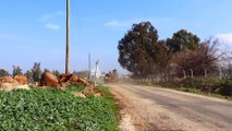 Zeytin Dalı Harekatı - Takviye amacıyla gönderilen askeri araçların sınır hattına sevkiyatı - HATAY