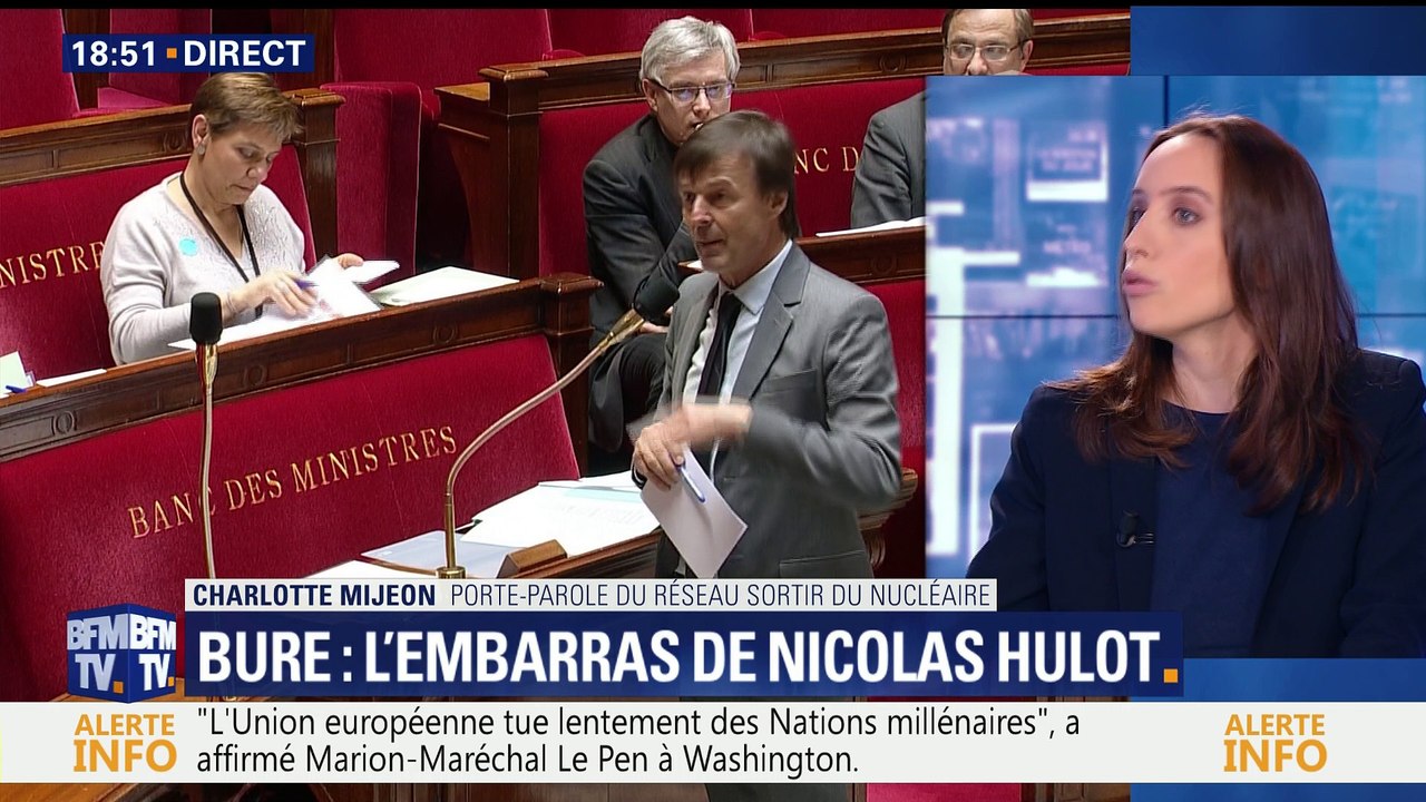 Déchets nucléaires à Bure: l'embarras de Nicolas Hulot (2/2)
