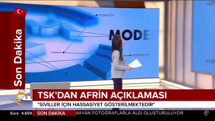 TSK'dan Afrin açıklaması