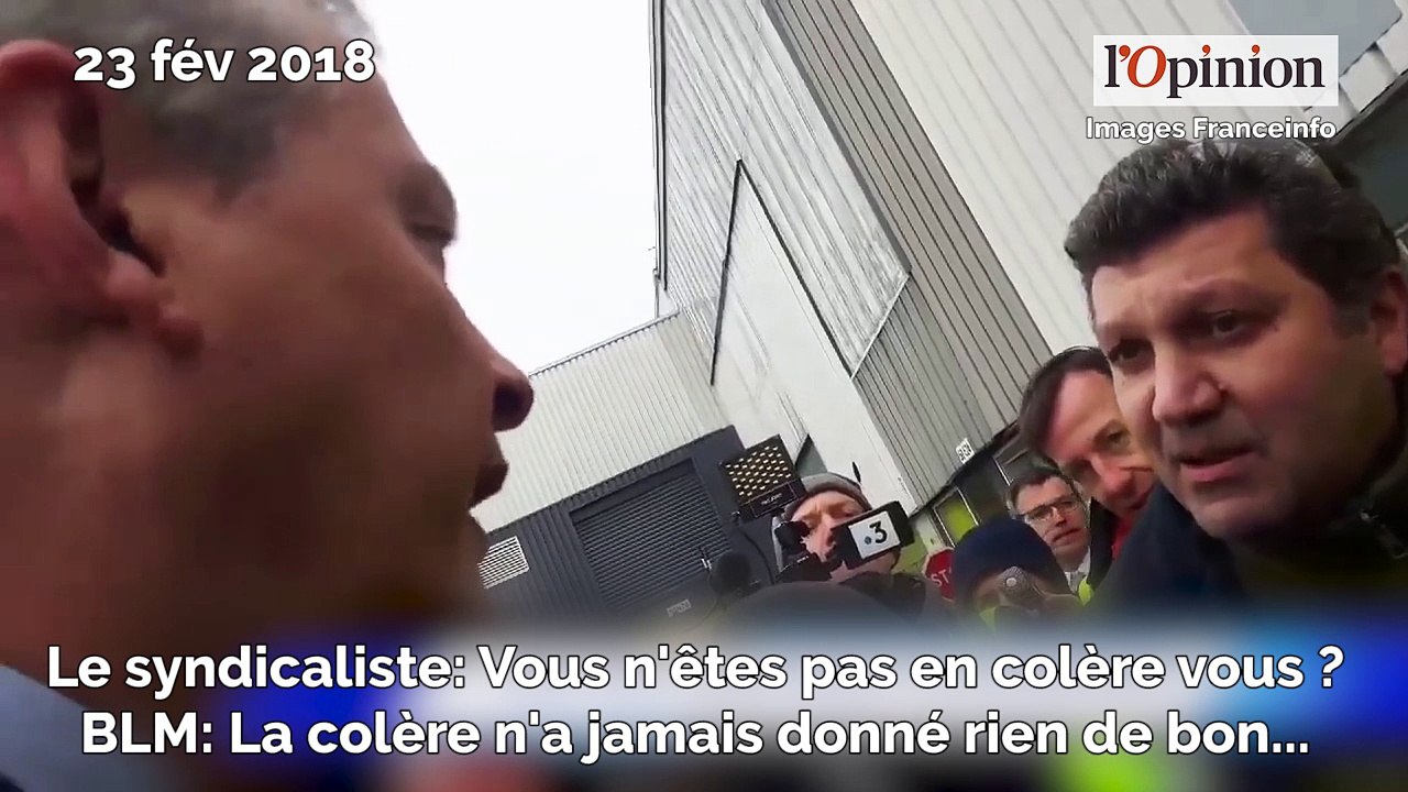 Bruno Le Maire fortement malmené par un syndicaliste à Mulhouse