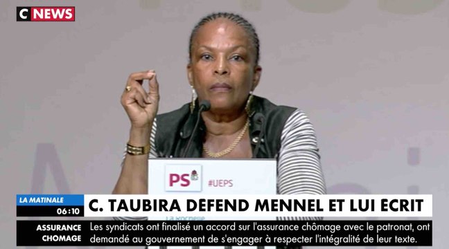 Christiane Taubira apporte son soutien à Mennel - ZAPPING ACTU DU 23/02/2018
