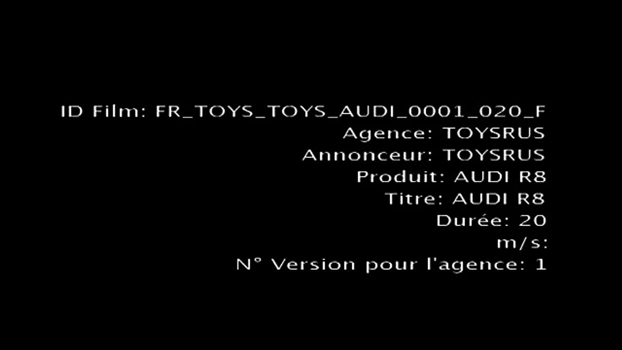 ToysRUs présente la Audi R8 - En Exclusivité chez ToysRUs !