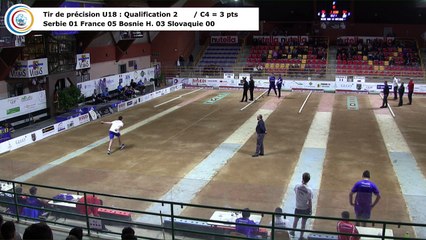 Qualification 2, tir de précision U18, Euro Jeunes, Saint-Vulbas 2018