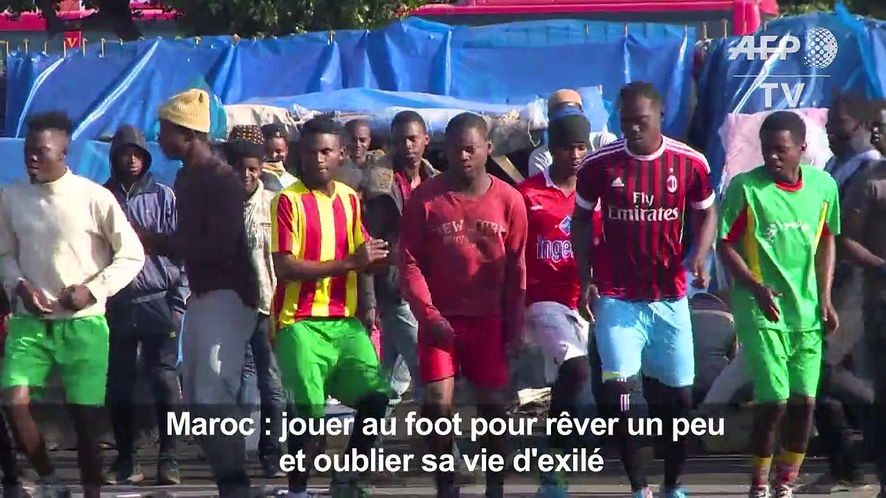 Maroc: le foot pour rêver de gloire et oublier sa vie de migrant