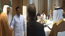 Indian Petroleum Minister Dharmendra Pradhan meets Saudi Oil minister Khalid Al Falih |Oneindia News