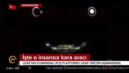 İşte o insansız kara aracı