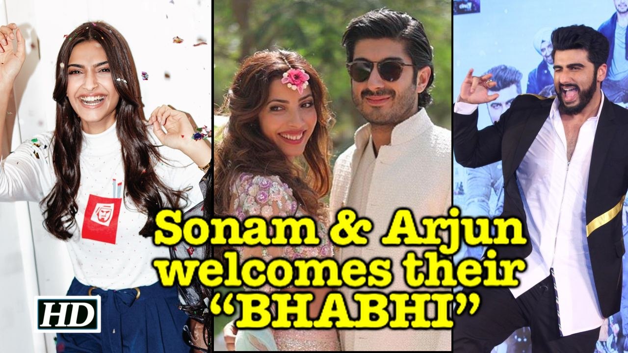 Sonam & Arjun welcomes their “BHABHI” in Style
