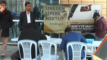 Yaşlı teyzeden Mehmetçiğe duygulandıran mektup