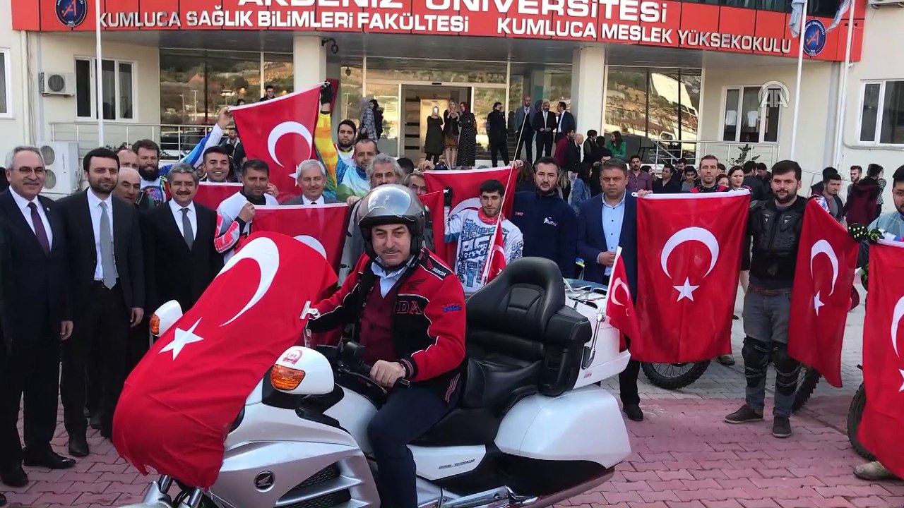 Dışişleri Bakanı Çavuşoğlu, motosiklet kullandı - ANTALYA