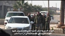 القوات السورية تدخل الأحياء التي كانت تسيطر عليها القوات الكردية في مدينة حلب